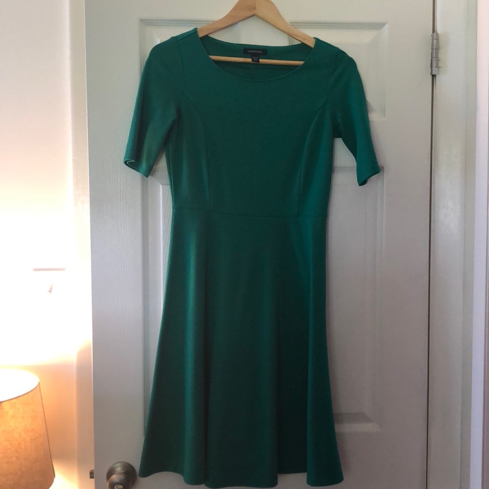 Lands End Green 💚 Dress